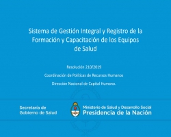 Sistema de gestión integral y registro de la formación y Capacitación de los equipos de salud